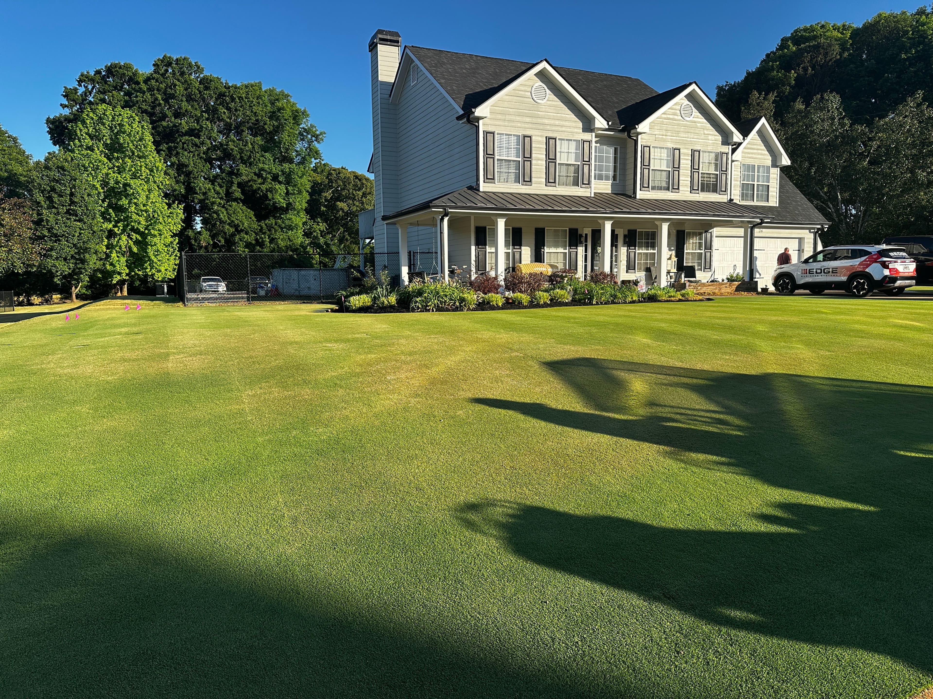 Project Core Aeration on a Dry Lawn That Needed to Breathe image